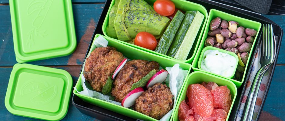 Lunchbox menu Zucchini croquettes
