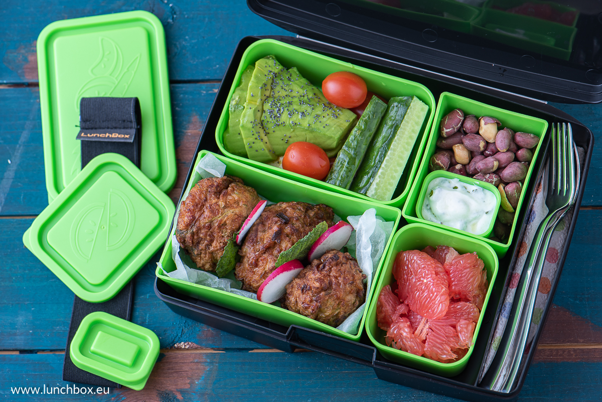 Lunchbox menu Zucchini croquettes