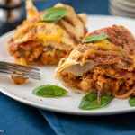 Chickpeas and soybean sprouts Burritos