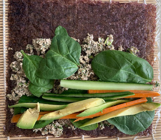 Low-carb vegan nori