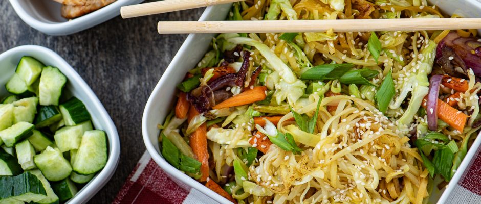Vegan Fried Rice Noodles