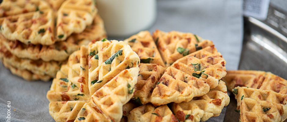Salty crispy waffles