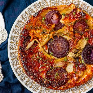Caramelized onion tart