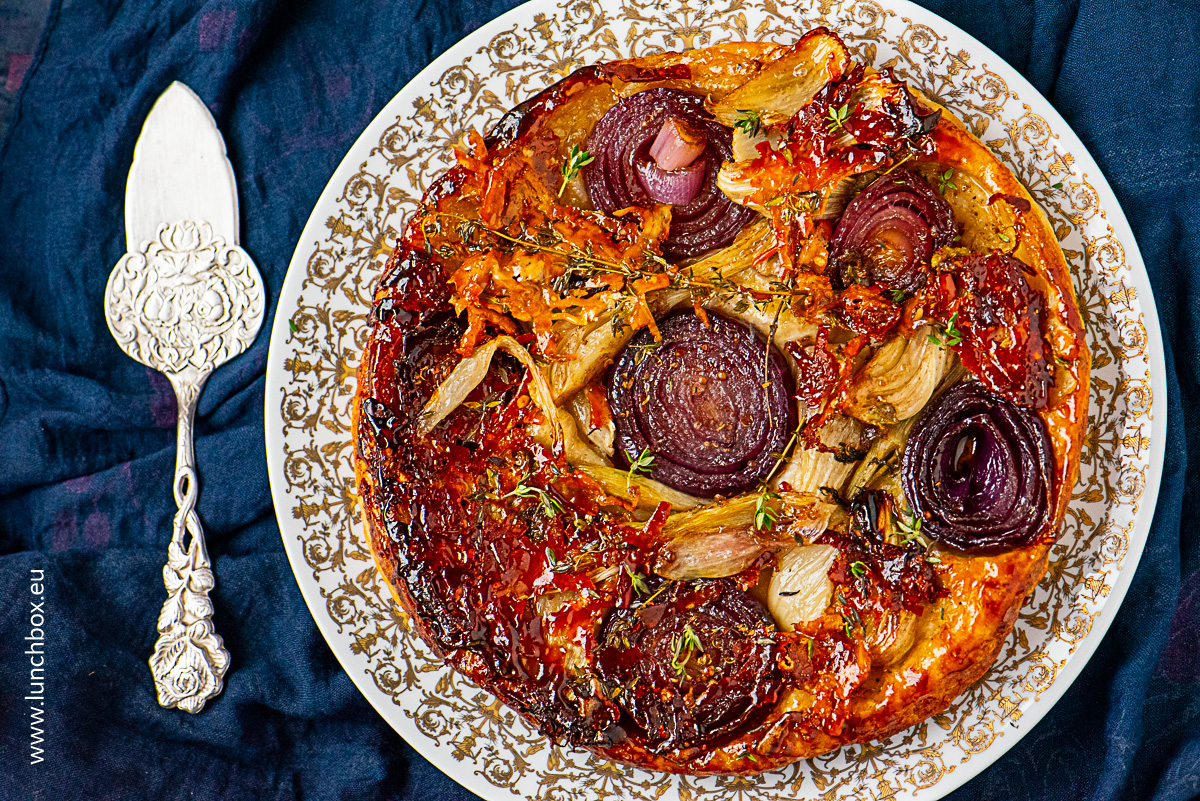 Caramelized onion tart