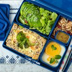 Lunchbox Mini tarts with broccoli and carrots