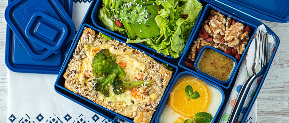 Кутия за храна Lunchbox Мини тарт с броколи