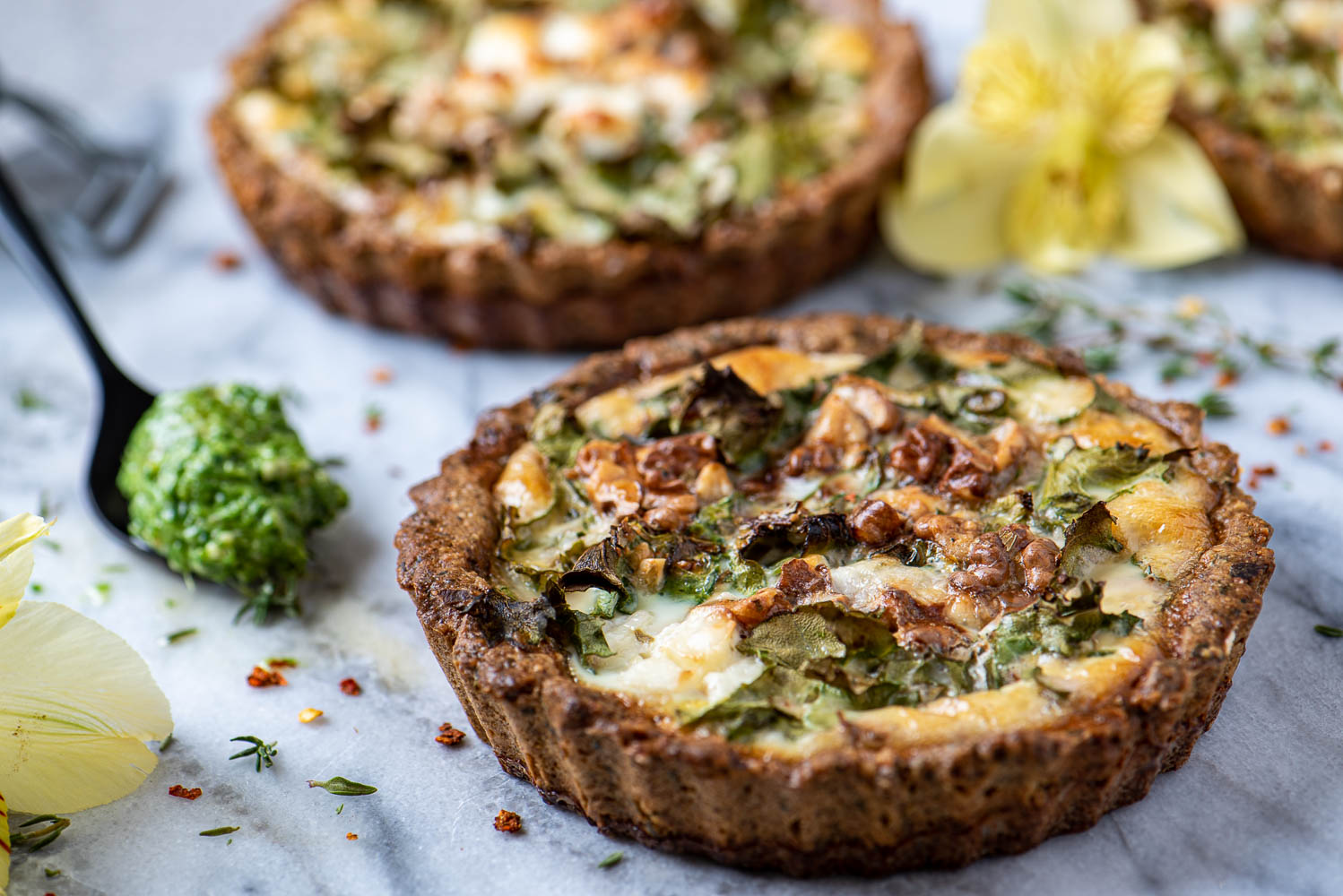 Gluten-free Kale tarts Gluten-free Kale tarts
