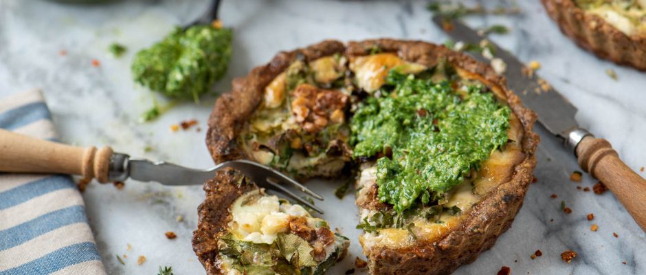 Gluten-free Kale tarts