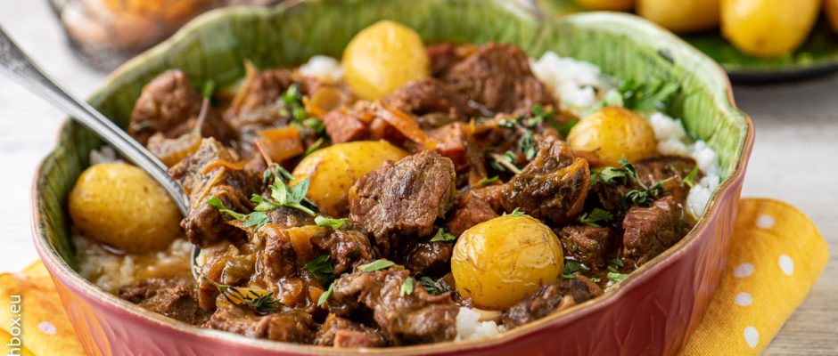 Телешко с бира