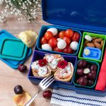 Lunchbox Berry Salmon rolls