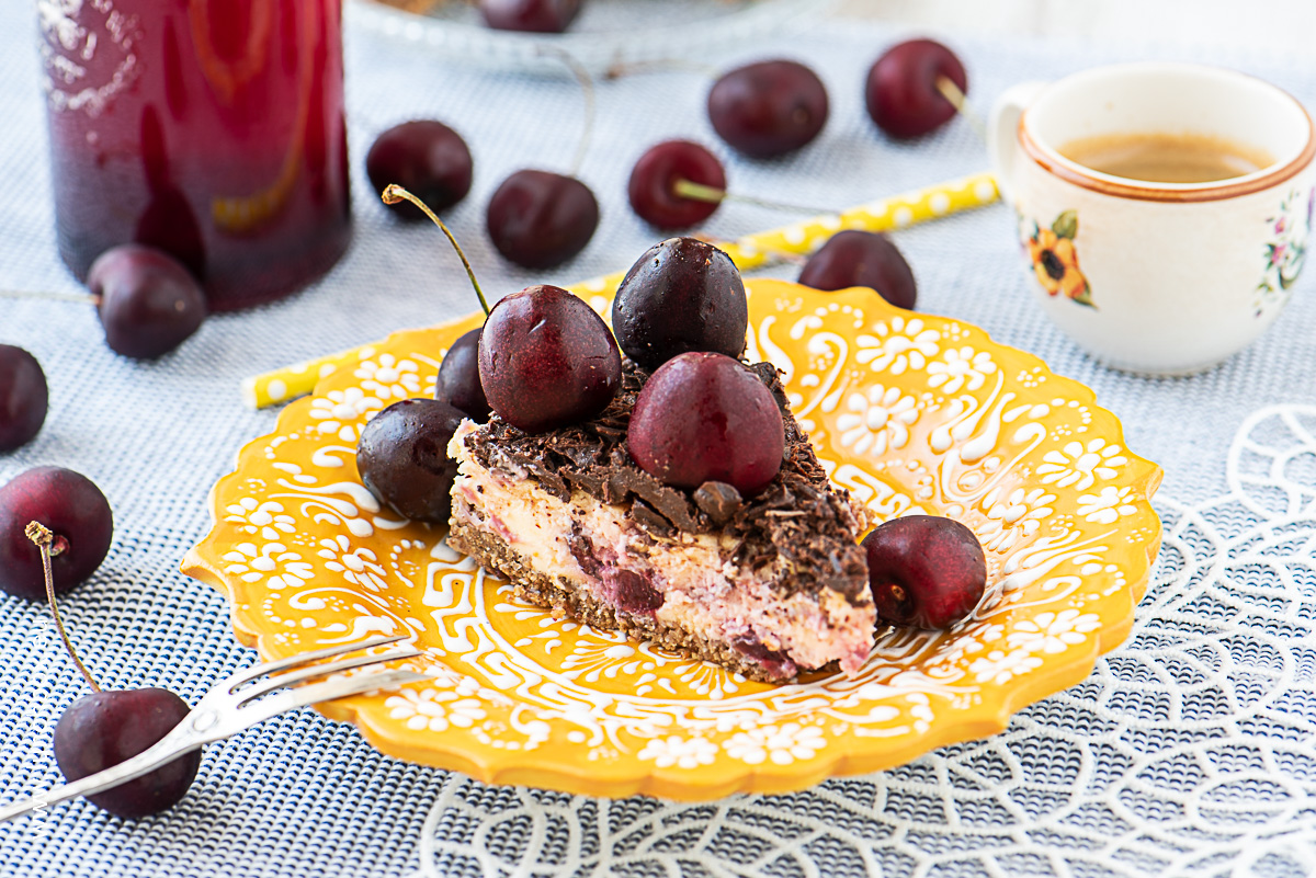 Cherry Cocolate Cheesecake Cherry Cocolate Cheesecake