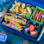 Zucchini bulgur burger Lunchbox