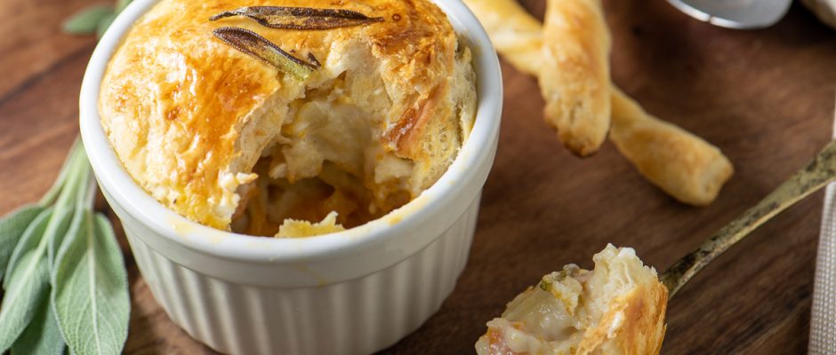 Мини пилешки пай с тиква