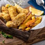 Chicken Nuggets with hemp seeds