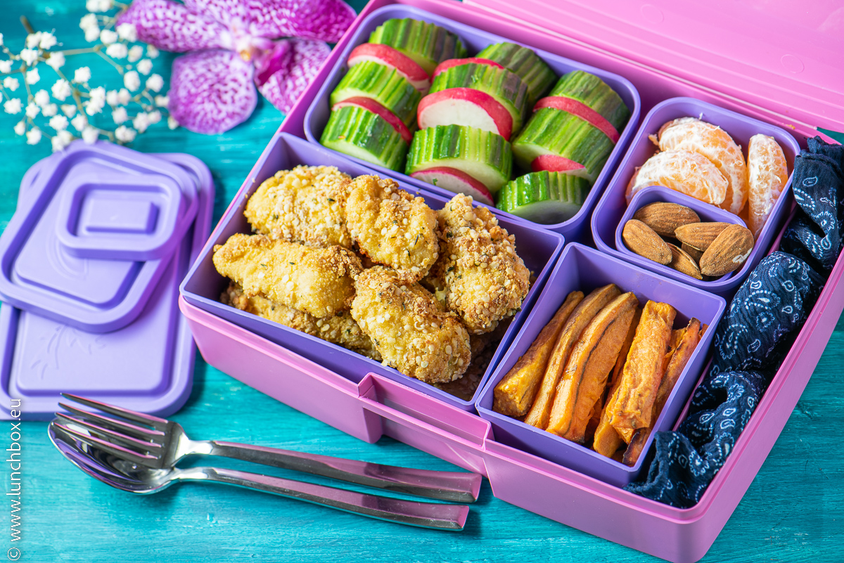 Lunchbox Nuggets with hemp seeds