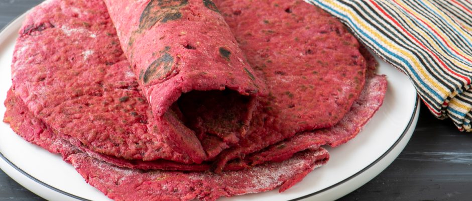 Beetroot tortilla I Тортила с червено цвекло