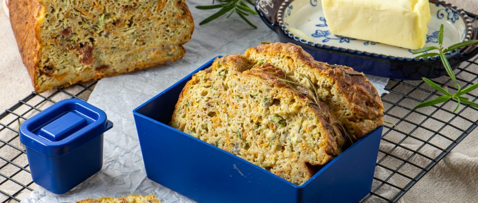 Zucchini and sweet potato bread