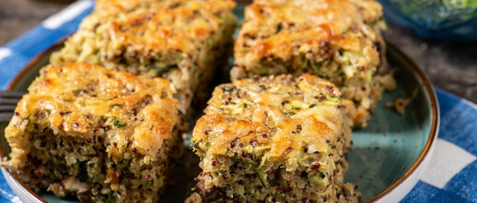Gluten free zucchini and quinoa