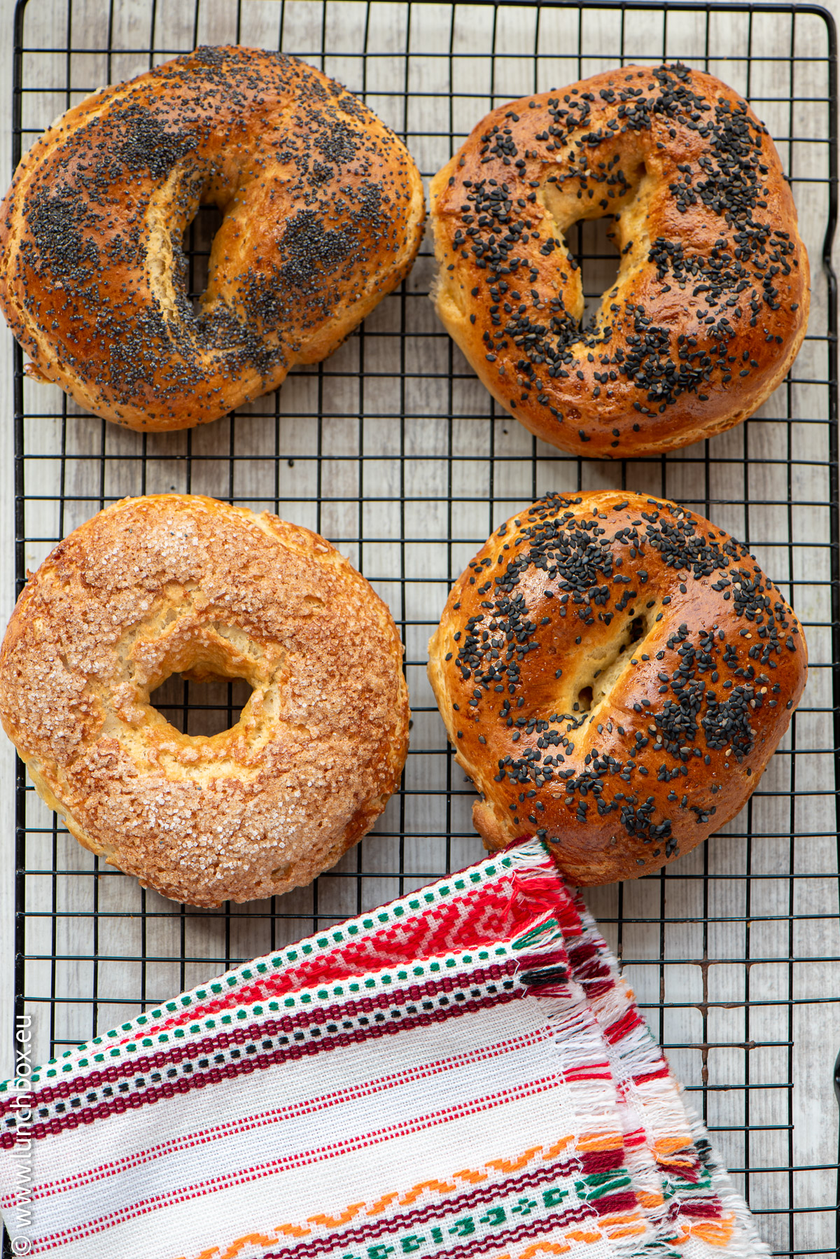 Bagels for breakfast and lunch