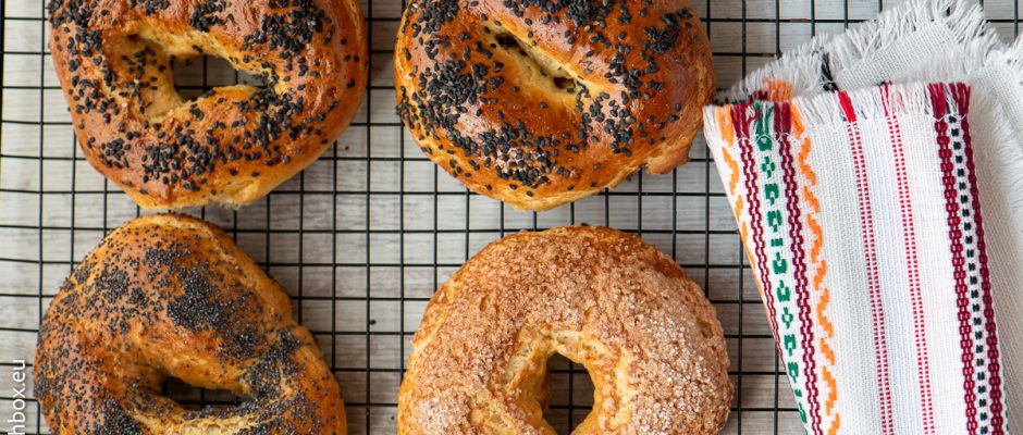 Bagels for breakfast and lunch