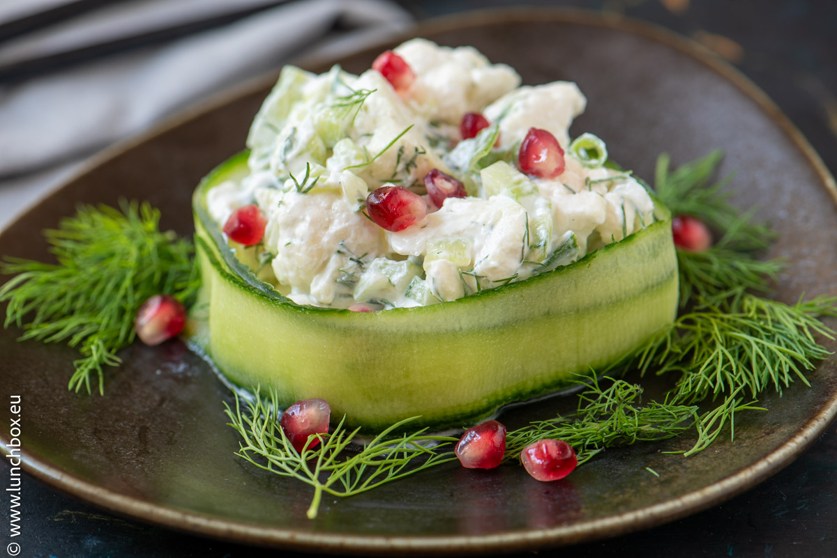 Summer cauliflower salad