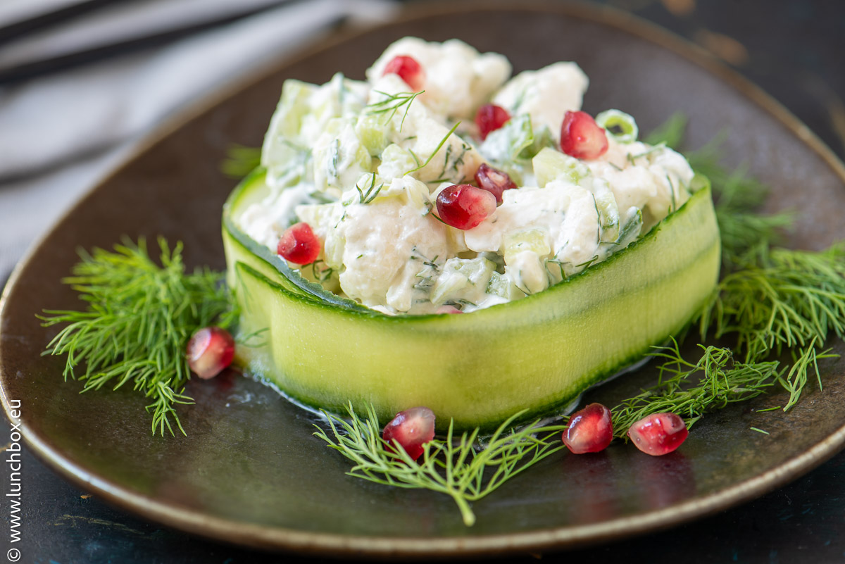 Summer cauliflower salad