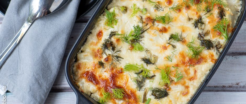 Cauliflower and fennel graitin