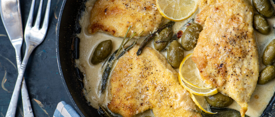 Chicken breasts in citrus sauce