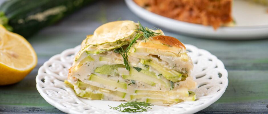 Quick zucchini gratin for Lunchbox-2