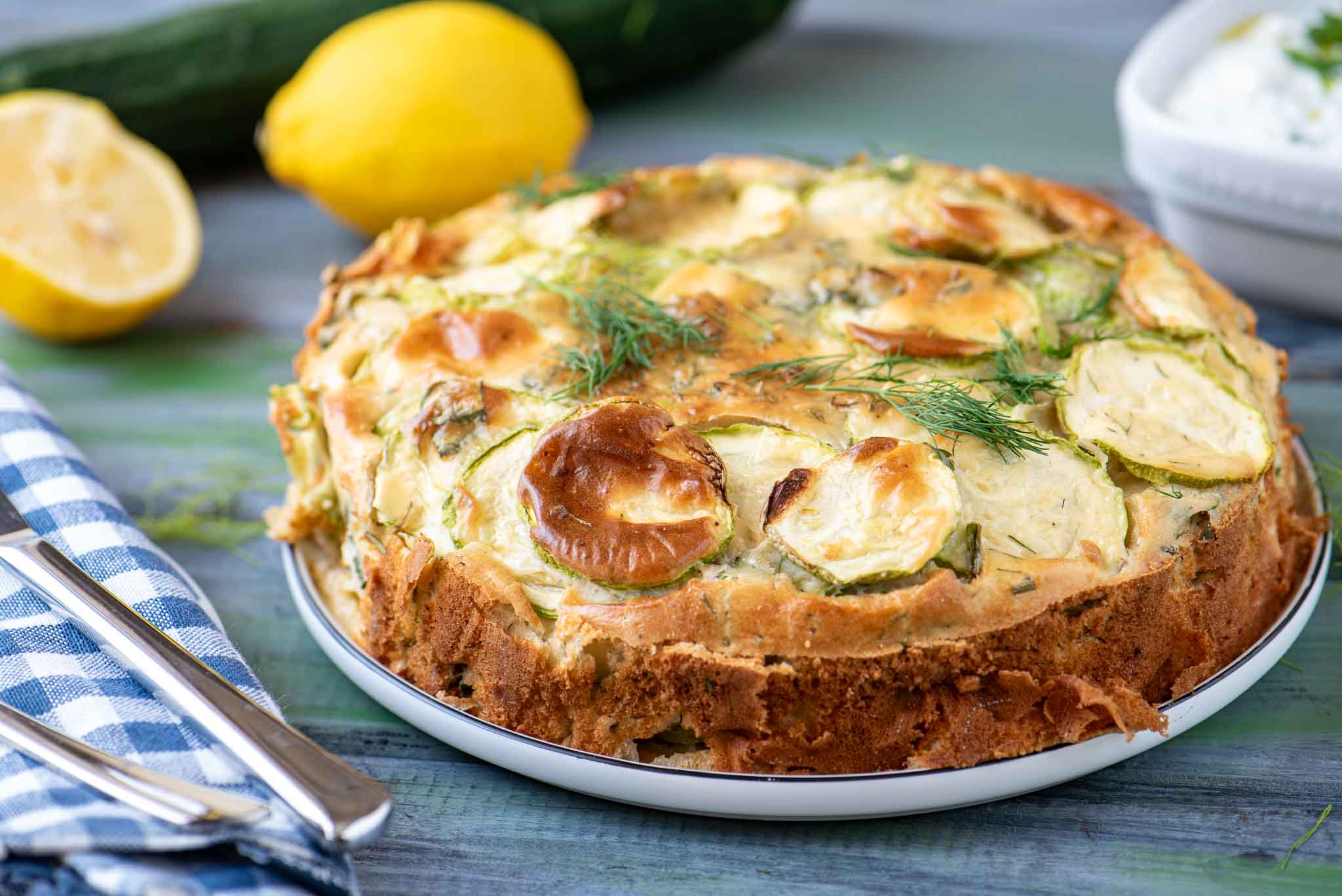 Quick zucchini gratin for Lunchbox